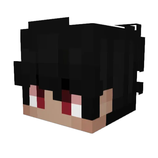 Istikestarr Minecraft avatar head, 3D render