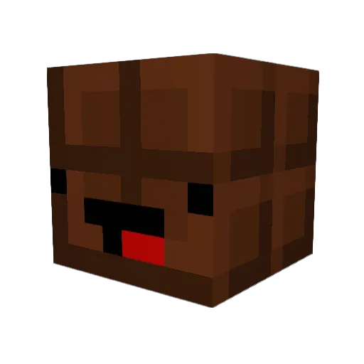 Istosay Minecraft avatar head, 3D render