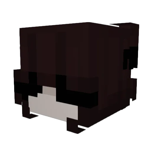 Isxbelle Minecraft avatar head, 3D render
