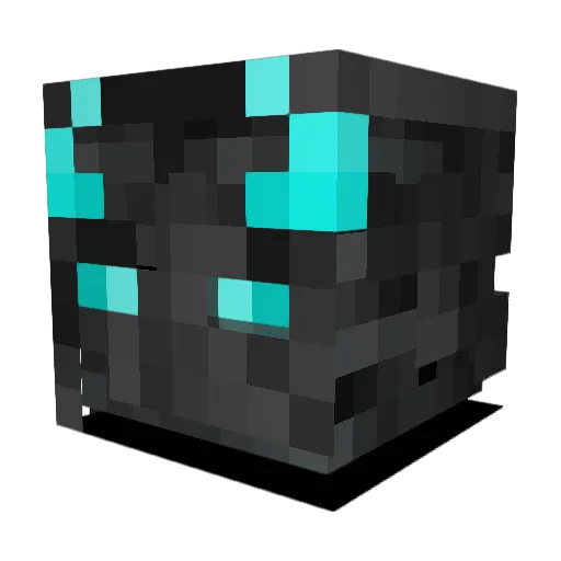 IsyTex Minecraft avatar head, 3D render