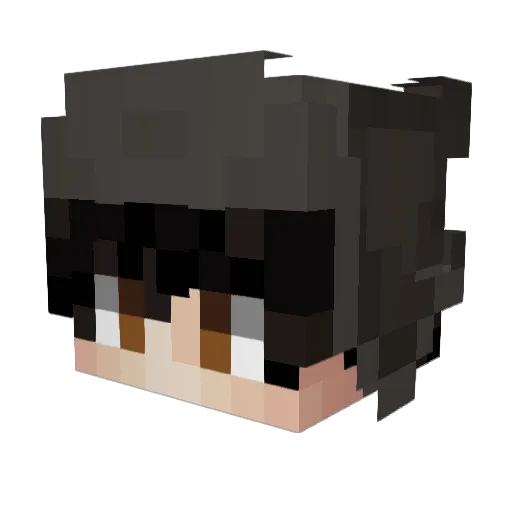 Isydx3 Minecraft avatar head, 3D render