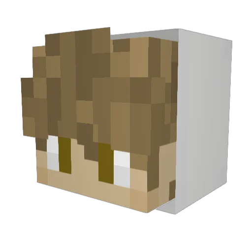 It8z Minecraft avatar head, 3D render