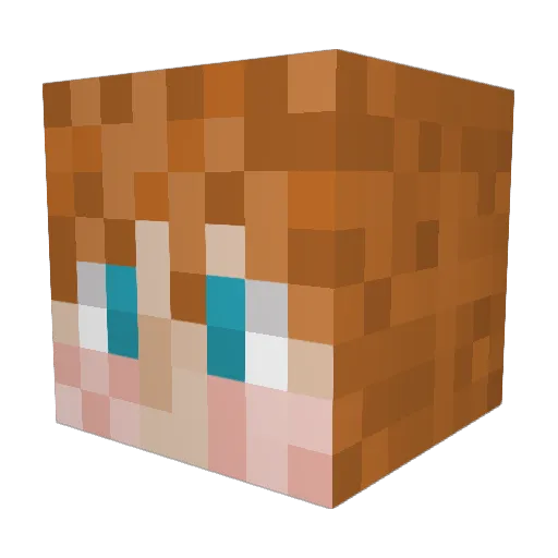 ItBeAppleSnaps Minecraft avatar head, 3D render