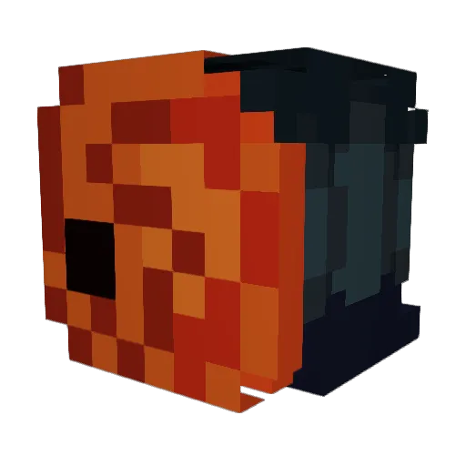 ItBlizzard Minecraft avatar head, 3D render
