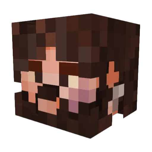 ItCatchie Minecraft avatar head, 3D render