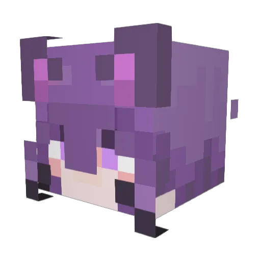 ItDoBeRose Minecraft avatar head, 3D render