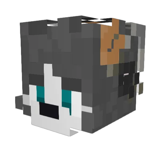 ItIKendyItI Minecraft avatar head, 3D render