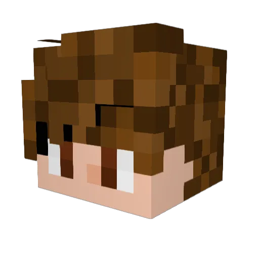 ItIsJaxson Minecraft avatar head, 3D render