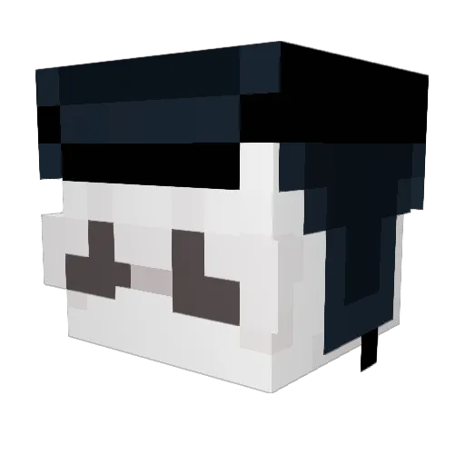 ItIsYeSnakezZ Minecraft avatar head, 3D render