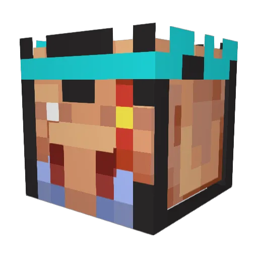 ItJaks9 Minecraft avatar head, 3D render