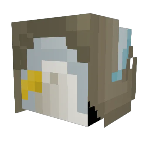 ItSwimmin Minecraft avatar head, 3D render