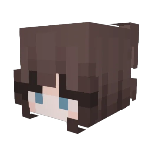 ItWasntPaigee Minecraft avatar head, 3D render