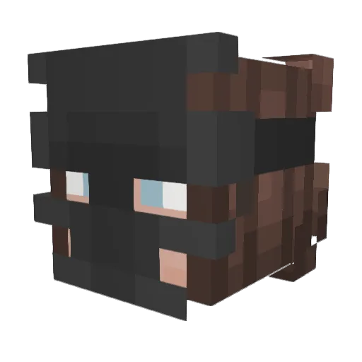 ItZ_Julia_ Minecraft avatar head, 3D render