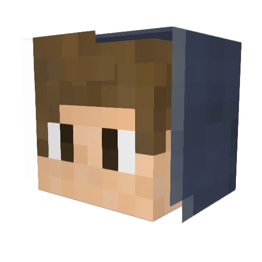 ItZ_TWEY Minecraft avatar head, 3D render