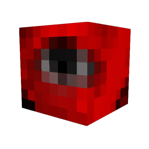 It_is_watching Minecraft avatar head, 3D render