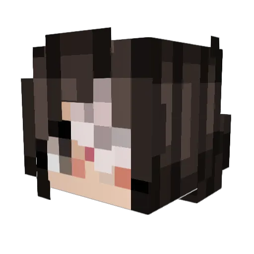 It_xRev Minecraft avatar head, 3D render