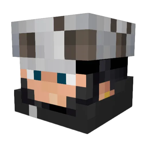 ItachiGml Minecraft avatar head, 3D render