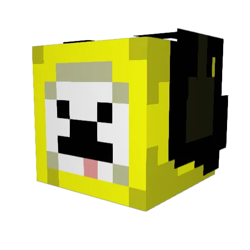 ItachiUchiha2 Minecraft avatar head, 3D render