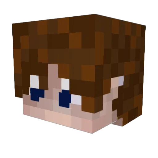 ItalianMan2009 Minecraft avatar head, 3D render