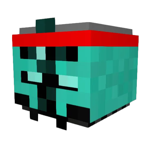 ItalianStrafes Minecraft avatar head, 3D render
