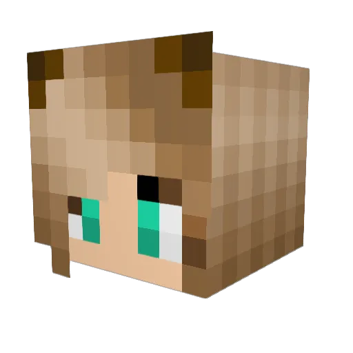 Italianmafia87 Minecraft avatar head, 3D render
