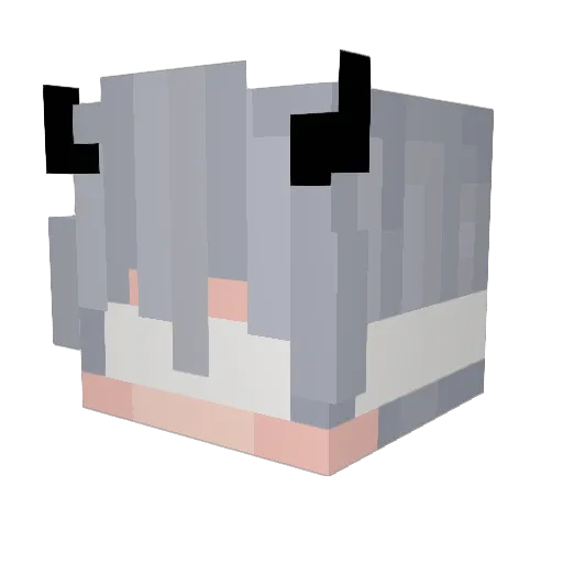 ItalianoSP Minecraft avatar head, 3D render