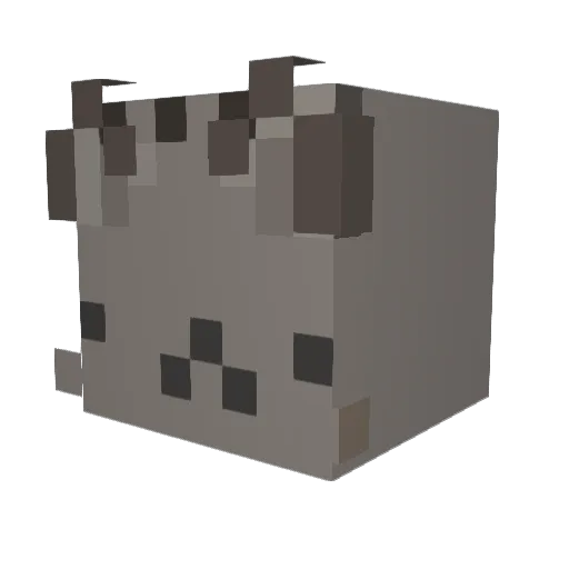 Italiano_Rizzler Minecraft avatar head, 3D render
