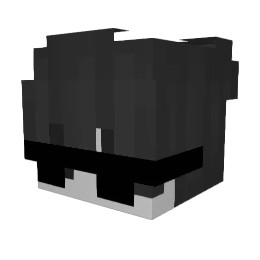Italianupwp Minecraft avatar head, 3D render