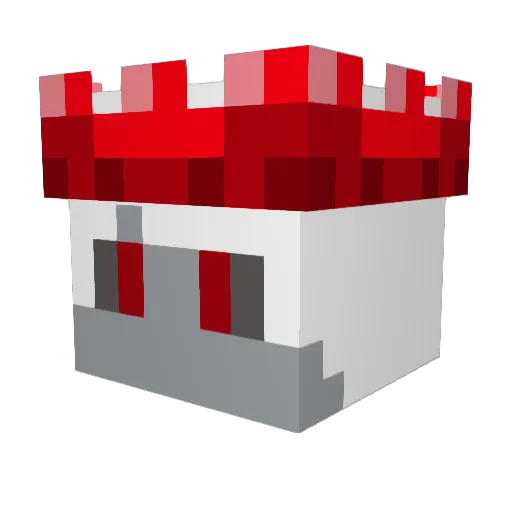 ItamarPizzaKing Minecraft avatar head, 3D render