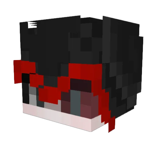 Itamar_Peled Minecraft avatar head, 3D render