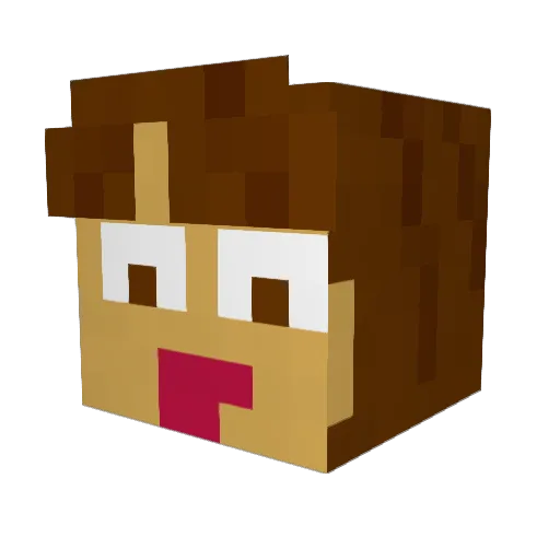 Itamaroosh Minecraft avatar head, 3D render