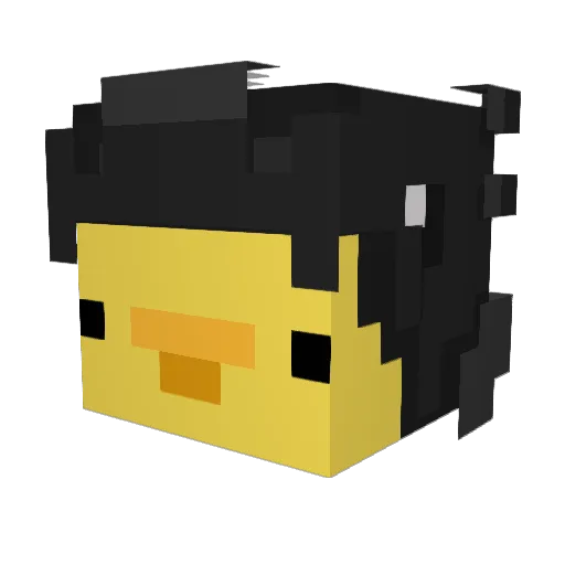 Itamarperk7 Minecraft avatar head, 3D render