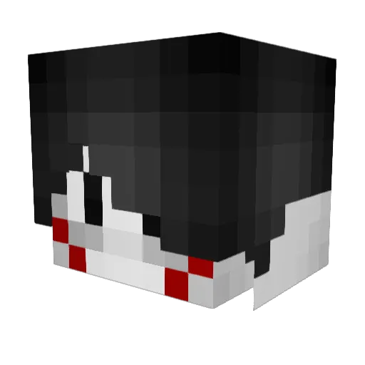 ItamiNami Minecraft avatar head, 3D render