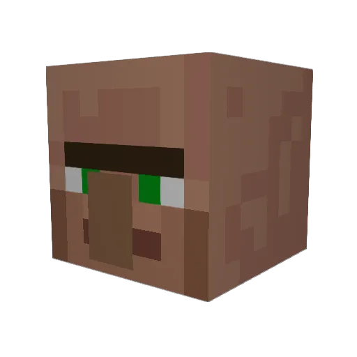 ItarooKing Minecraft avatar head, 3D render