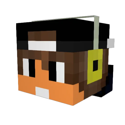 Itayep1 Minecraft avatar head, 3D render