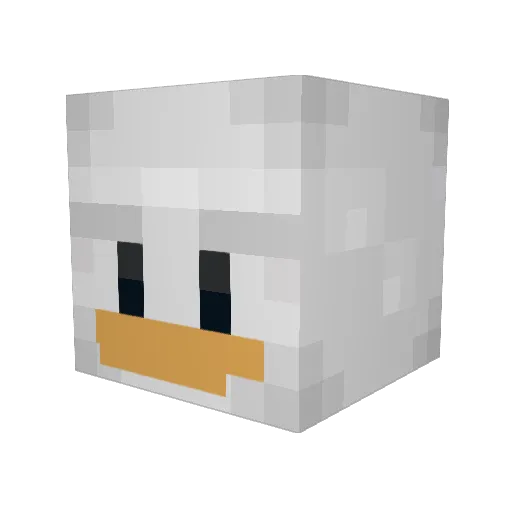 Itchigo_YT Minecraft avatar head, 3D render