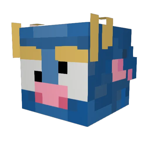 ItchyCalf444265 Minecraft avatar head, 3D render
