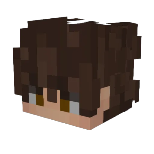 ItchyMoose281 Minecraft avatar head, 3D render