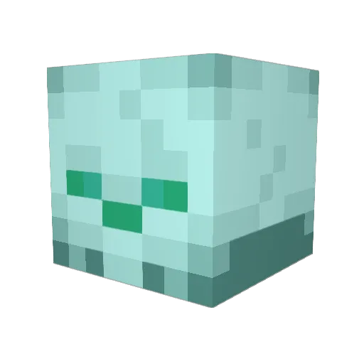 ItchyNuutzach Minecraft avatar head, 3D render