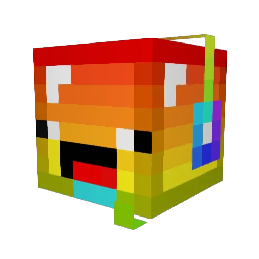 IteltZ Minecraft avatar head, 3D render
