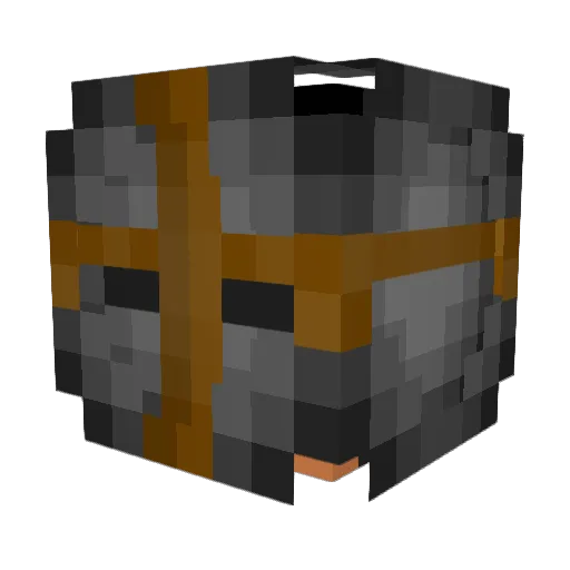 Itenen Minecraft avatar head, 3D render