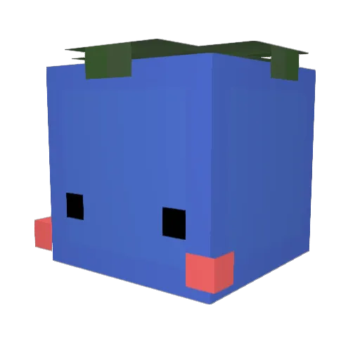 Ithivilien Minecraft avatar head, 3D render