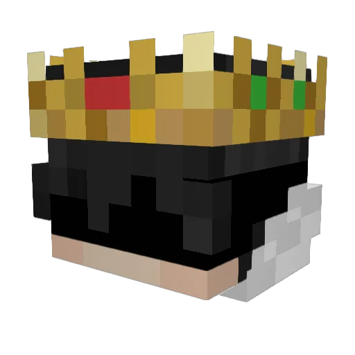 Ithraxx Minecraft avatar head, 3D render