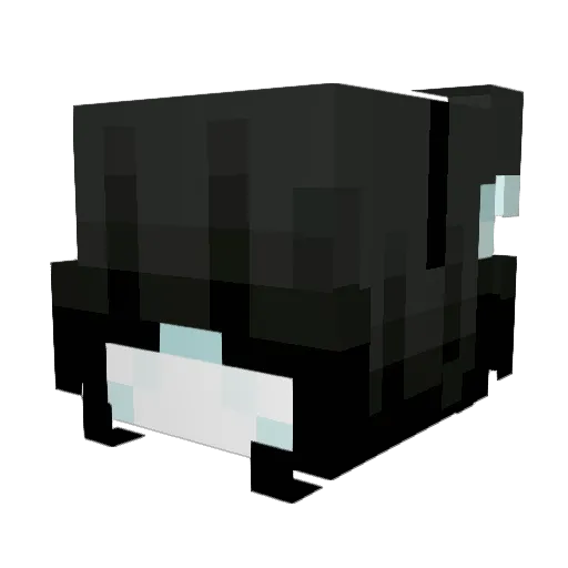 Ithzell Minecraft avatar head, 3D render