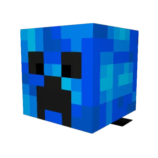 Itjusta3v Minecraft avatar head, 3D render