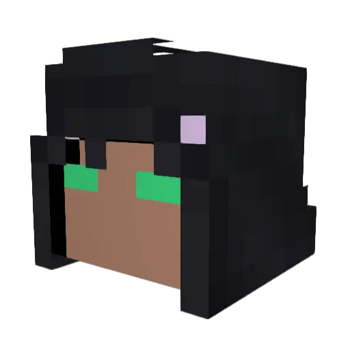 ItnTIAS Minecraft avatar head, 3D render