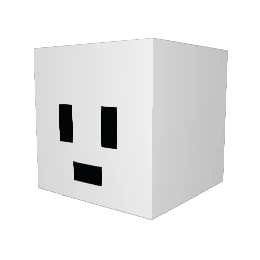 Ito_HI Minecraft avatar head, 3D render