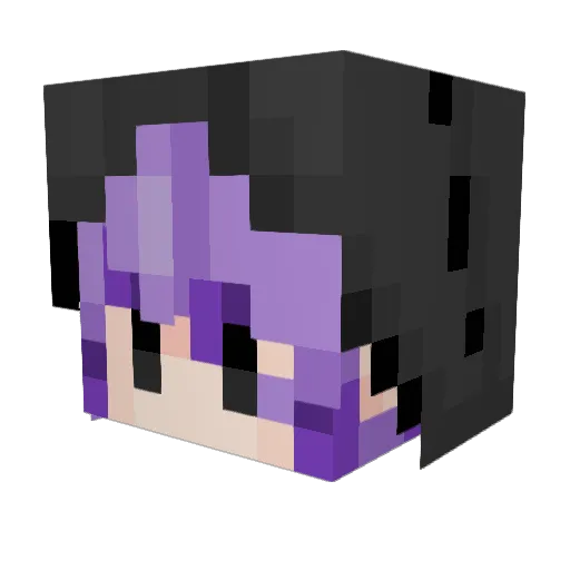 Ito_Tempest Minecraft avatar head, 3D render