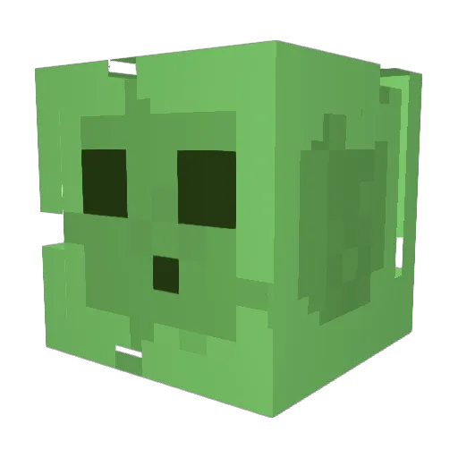 Itonslice Minecraft avatar head, 3D render