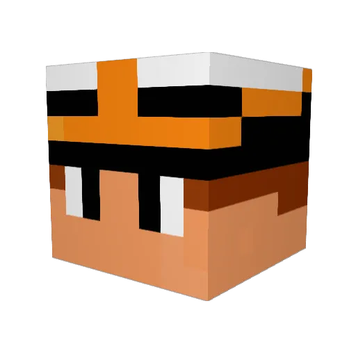 Itrenor117 Minecraft avatar head, 3D render